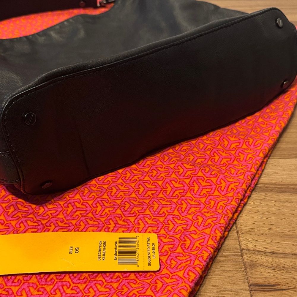 Tory Burch Black Leather Hobo Bag - Picture 5 of 5